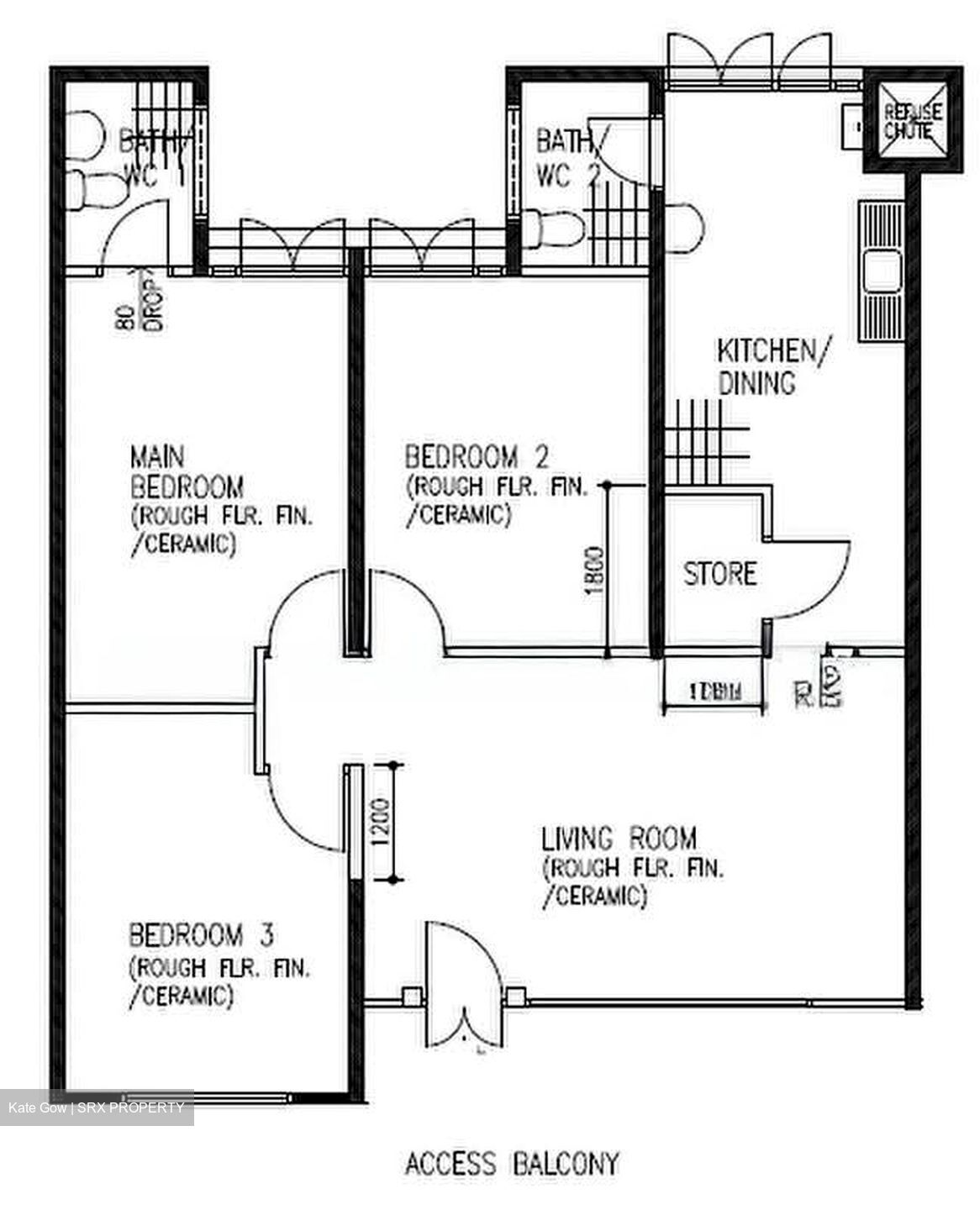 Blk 605 Hougang Avenue 4 (Hougang), HDB 4 Rooms #583868991